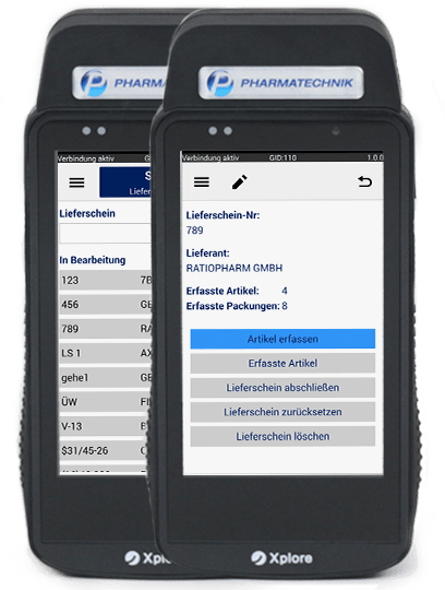 IXOS Artikelscan Erfassungswareneingang